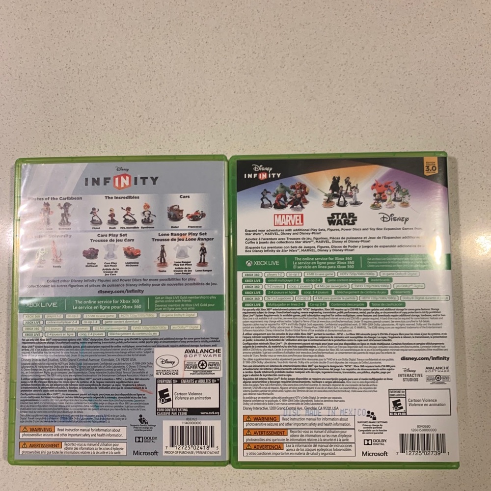 Xbox 360 games.Disney Infinity 3.0 and 1.0. - Picture 2 of 3